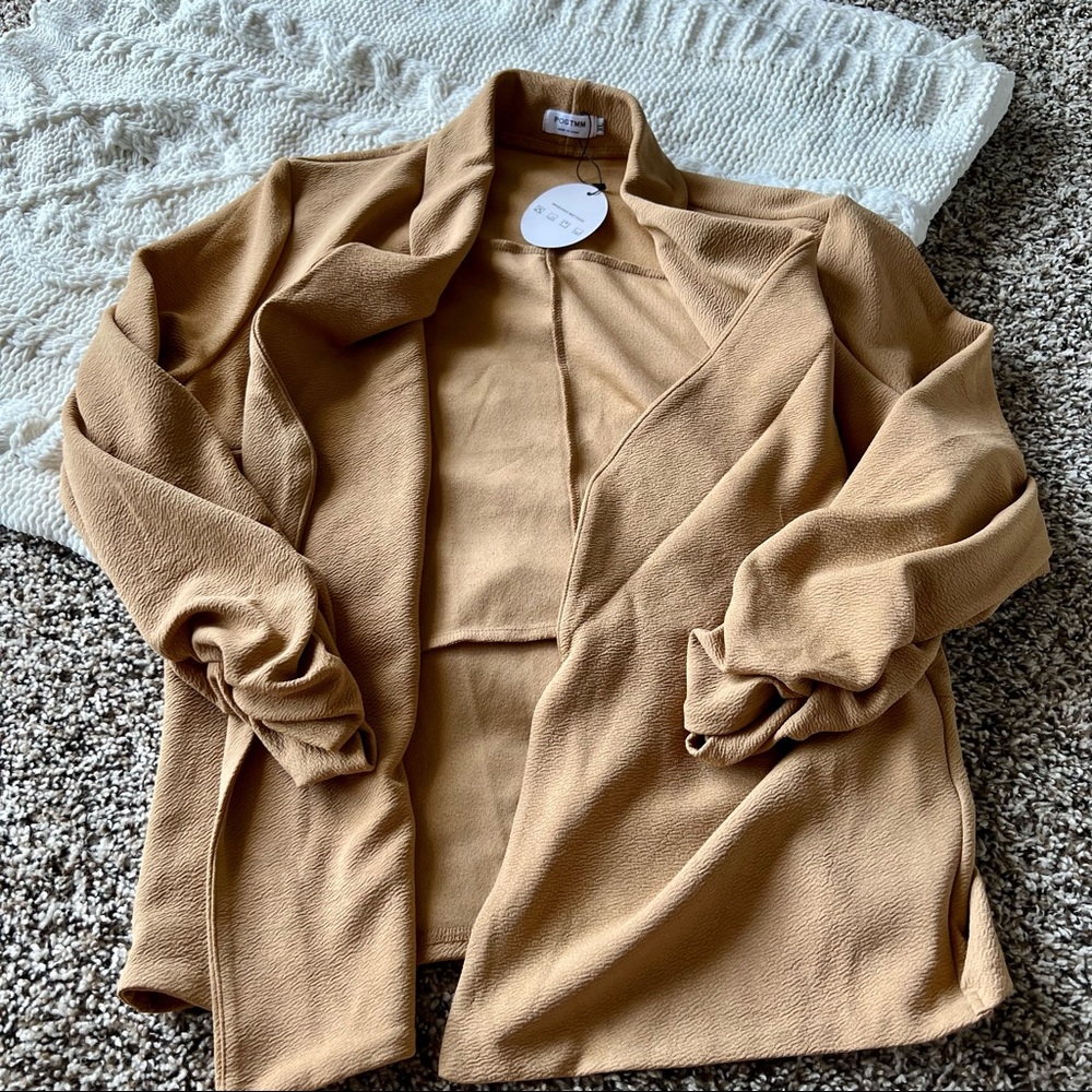 Tan Blazer NWT Size XL
